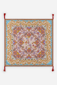 Scroll Silk Scarf