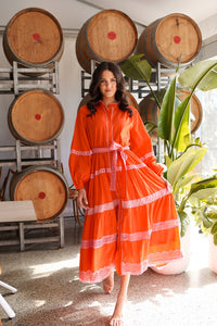 Charlotte Dress Mandarin Lace