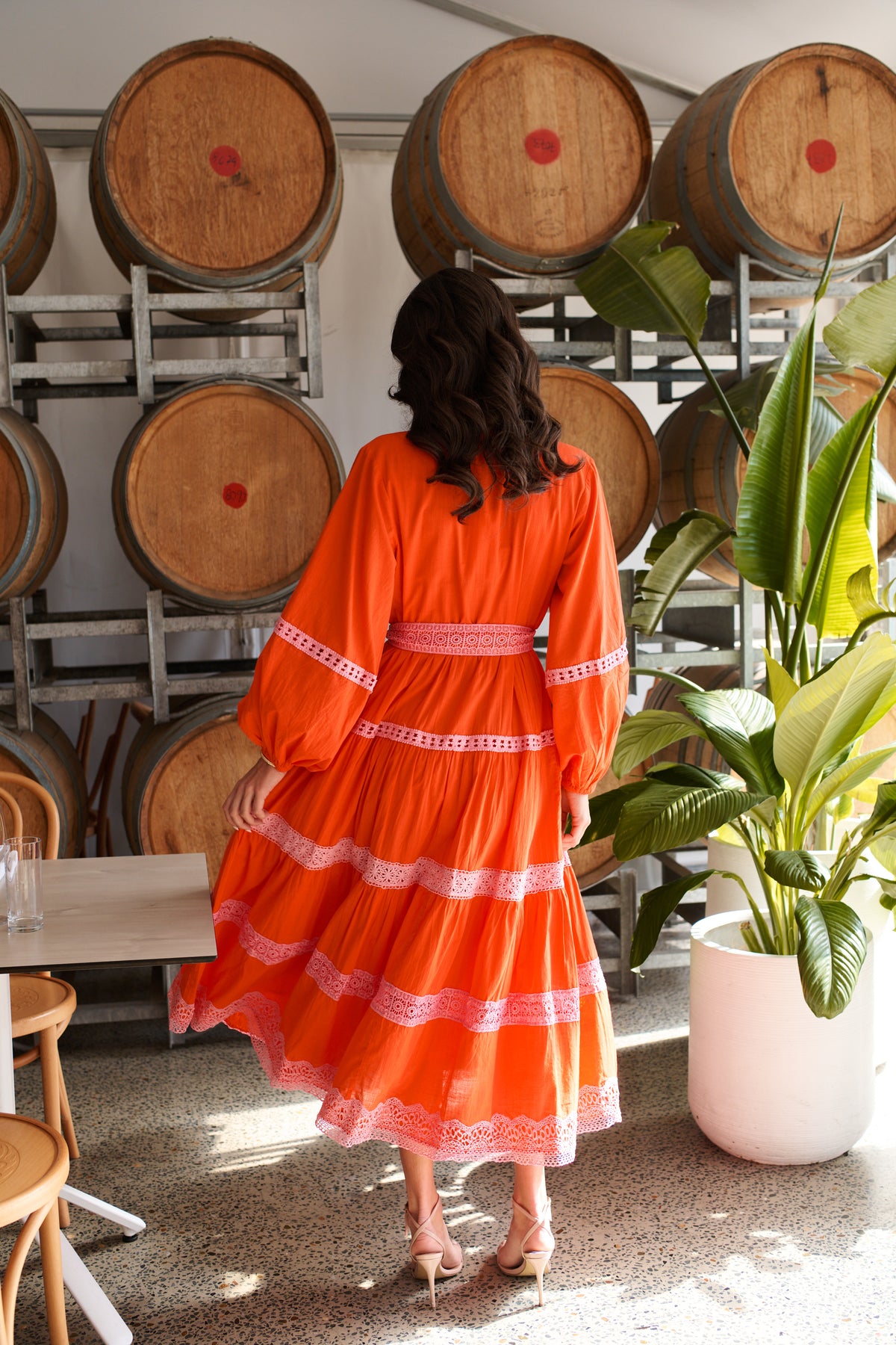 Charlotte Dress Mandarin Lace