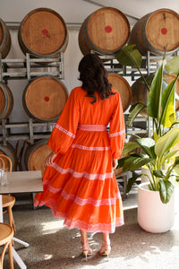 Charlotte Dress Mandarin Lace