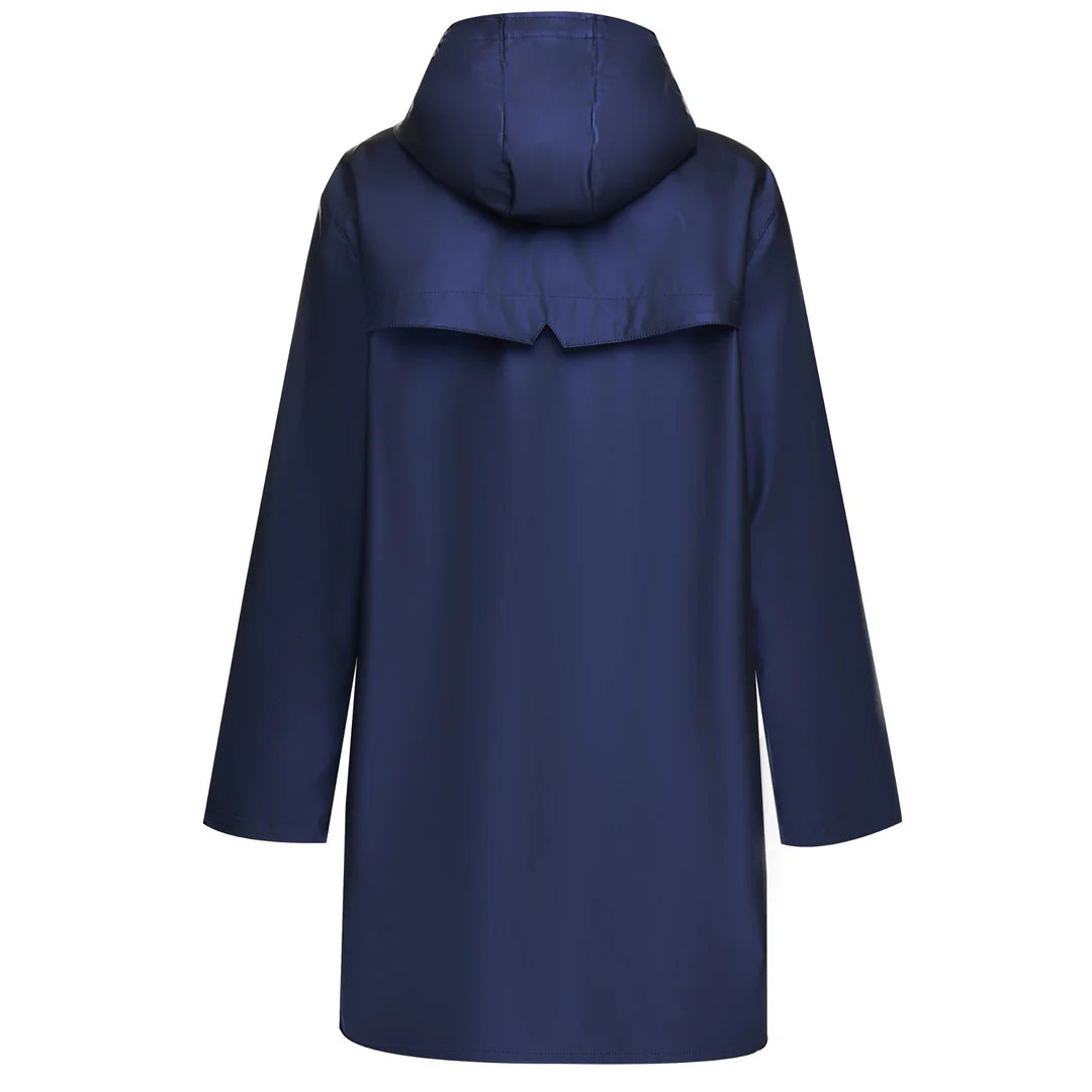 Charlie Womens Rain Coat Blue