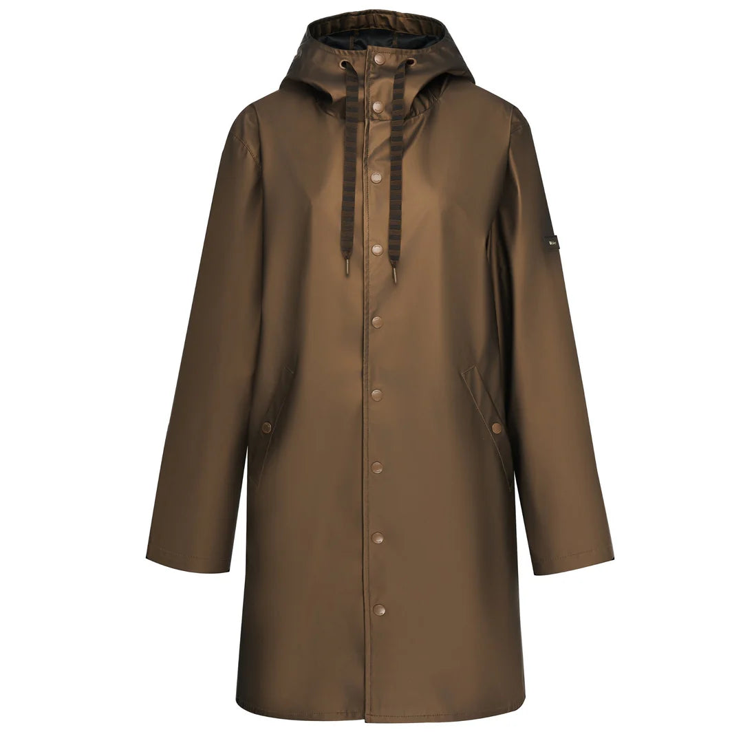 Charlie Womens Rain Coat Gold