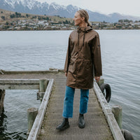 Charlie Womens Rain Coat Gold