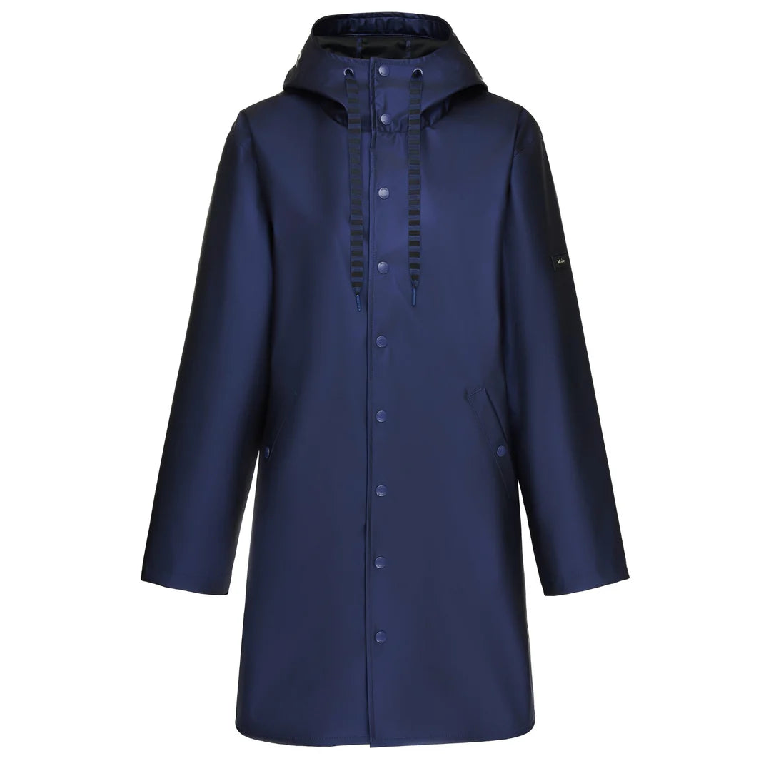 Charlie Womens Rain Coat Blue
