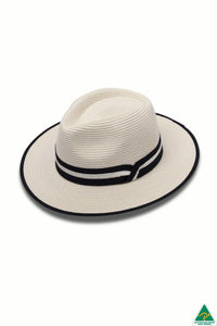 Windsor Fedora Ivory Navy M