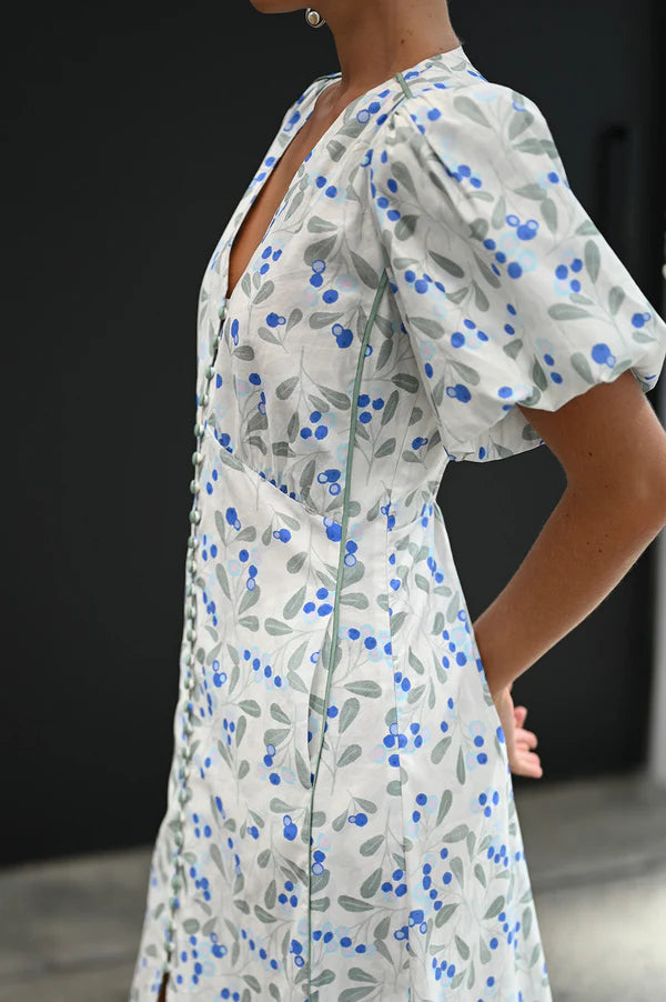 Anita Dress Berry Print