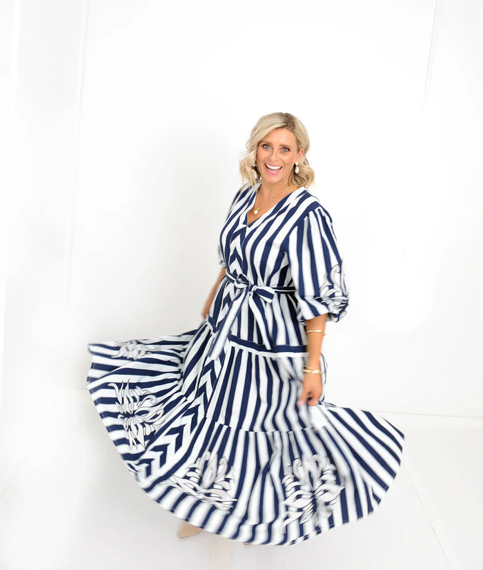 Poppy Dress Navy