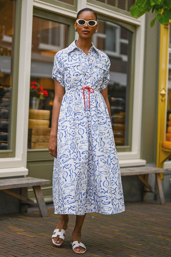 Marina Dress Print Midi