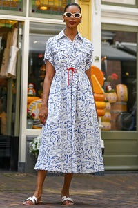 Marina Dress Print Midi