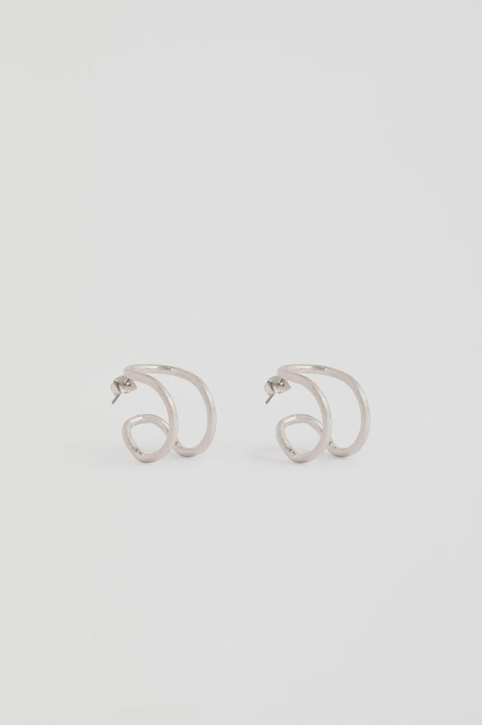 Orden Hoop Earring Silver