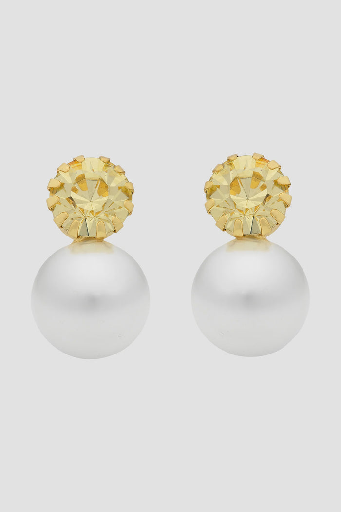 Vera Lemon Pearl Earring