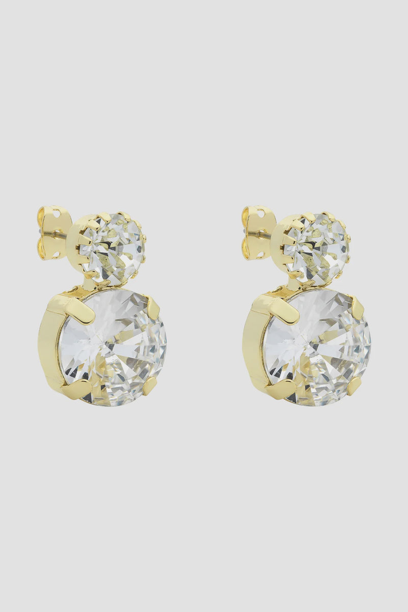 Royal Gold Crystal Earring