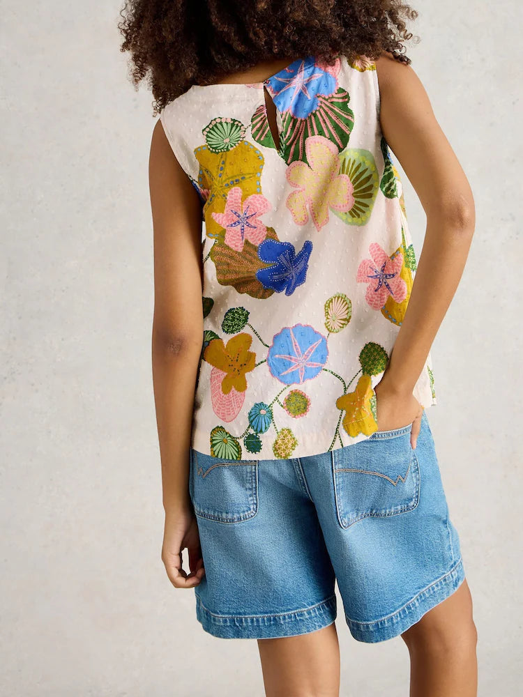 Paradise Cotton Vest Ivory