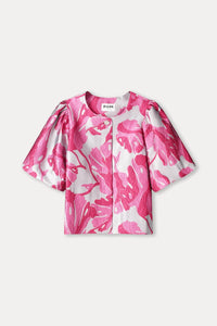 Urban Flora Blue Shirt
