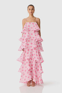 Sola Polkadot Maxi Dress