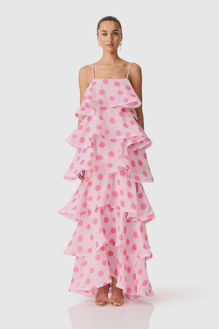 Sola Polkadot Maxi Dress