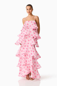 Sola Polkadot Maxi Dress