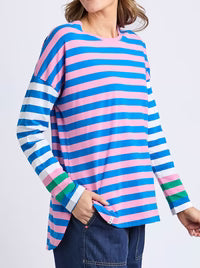 Taffy Long Sleeve Stripe Tee