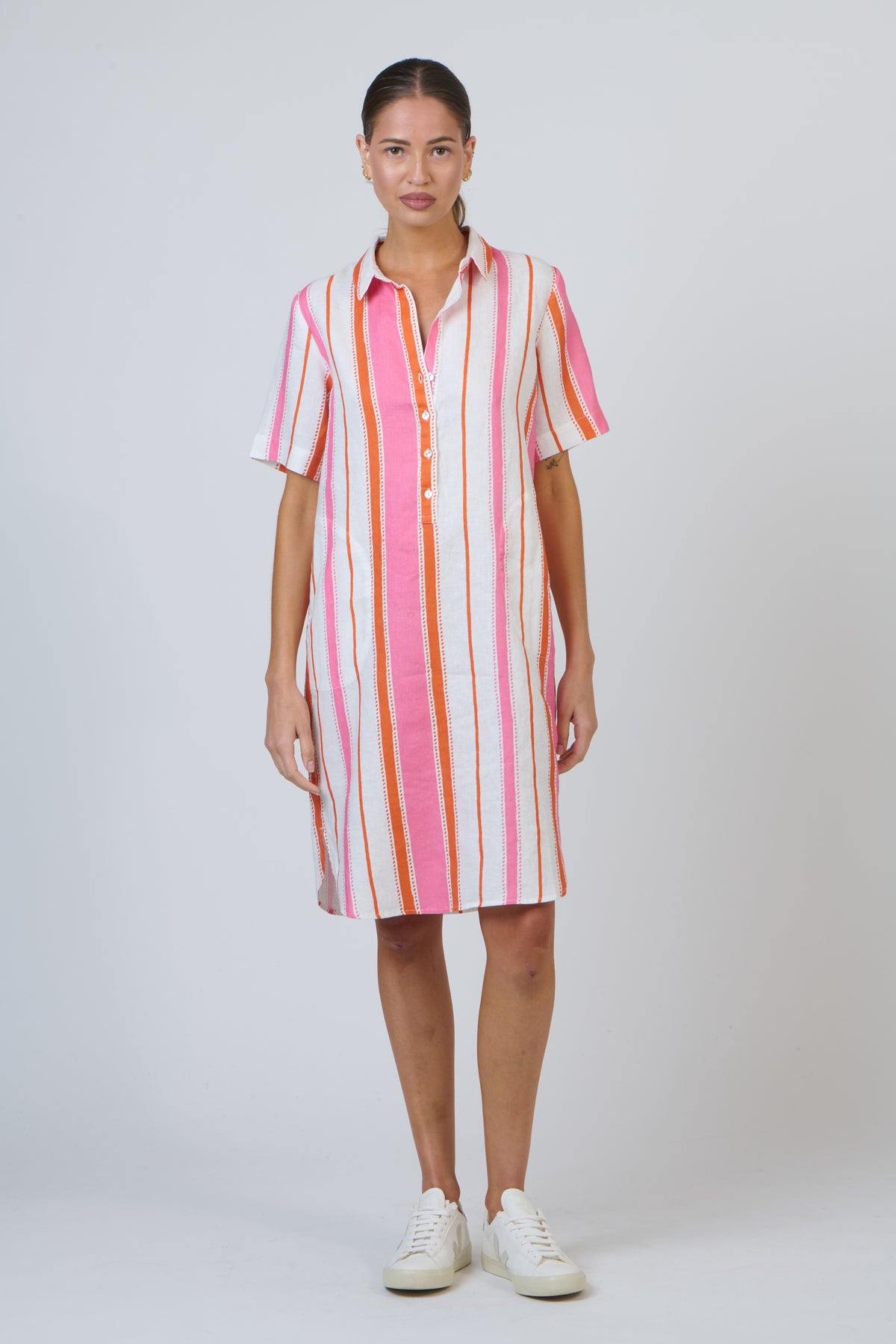 Pareo Shirt Dress Stripes