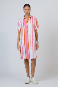 Pareo Shirt Dress Stripes