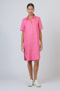 Amour Shirt Dress Pink