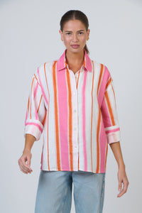 Pareo Linen Shirt Stripes