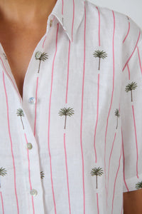 Palmier Linen Shirt