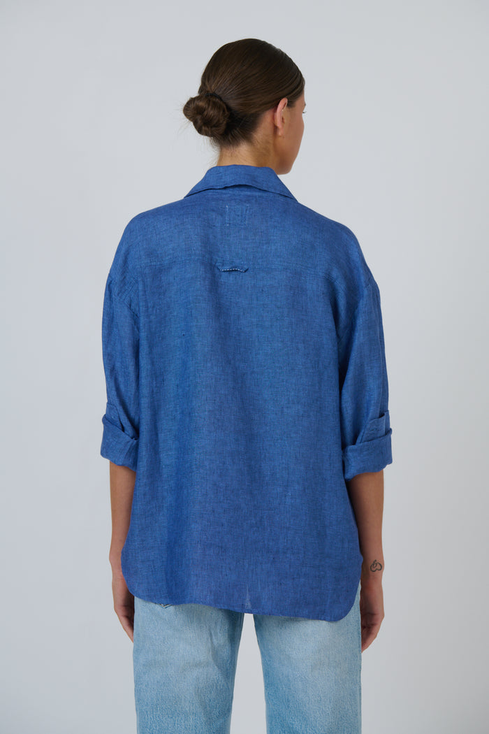 Linen Shirt Indigo