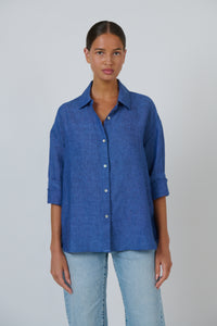 Linen Shirt Indigo