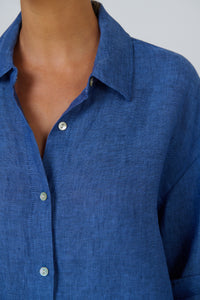 Linen Shirt Indigo