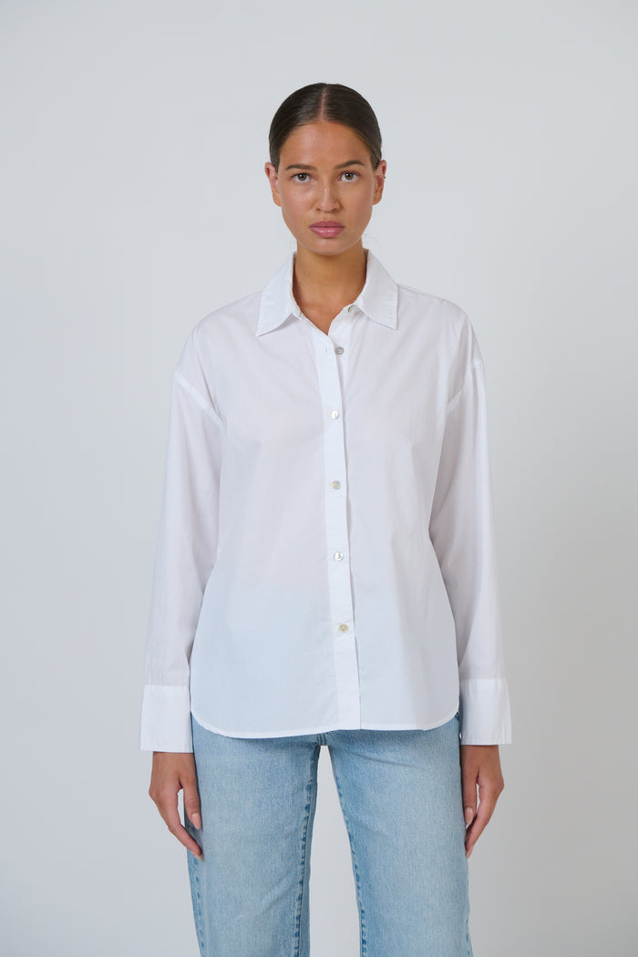 Poplin Shirt Blanche