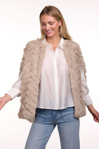 Fur Cape Stone O/S