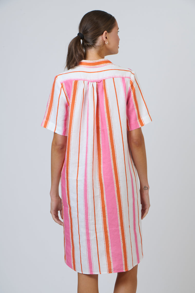 Pareo Shirt Dress Stripes
