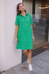 Envie Shirt Dress Green