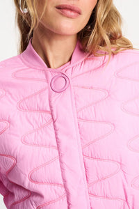 Quilted Jacket Cheering Pink