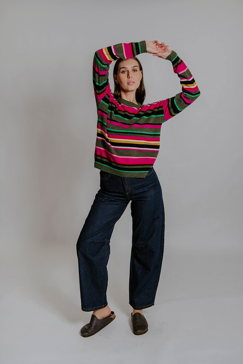 Joy Multi Stripe Jumper