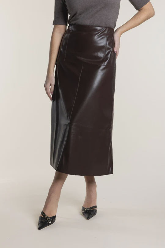 Faux Leather Skirt Co