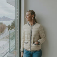 Fern Down Jacket Cream