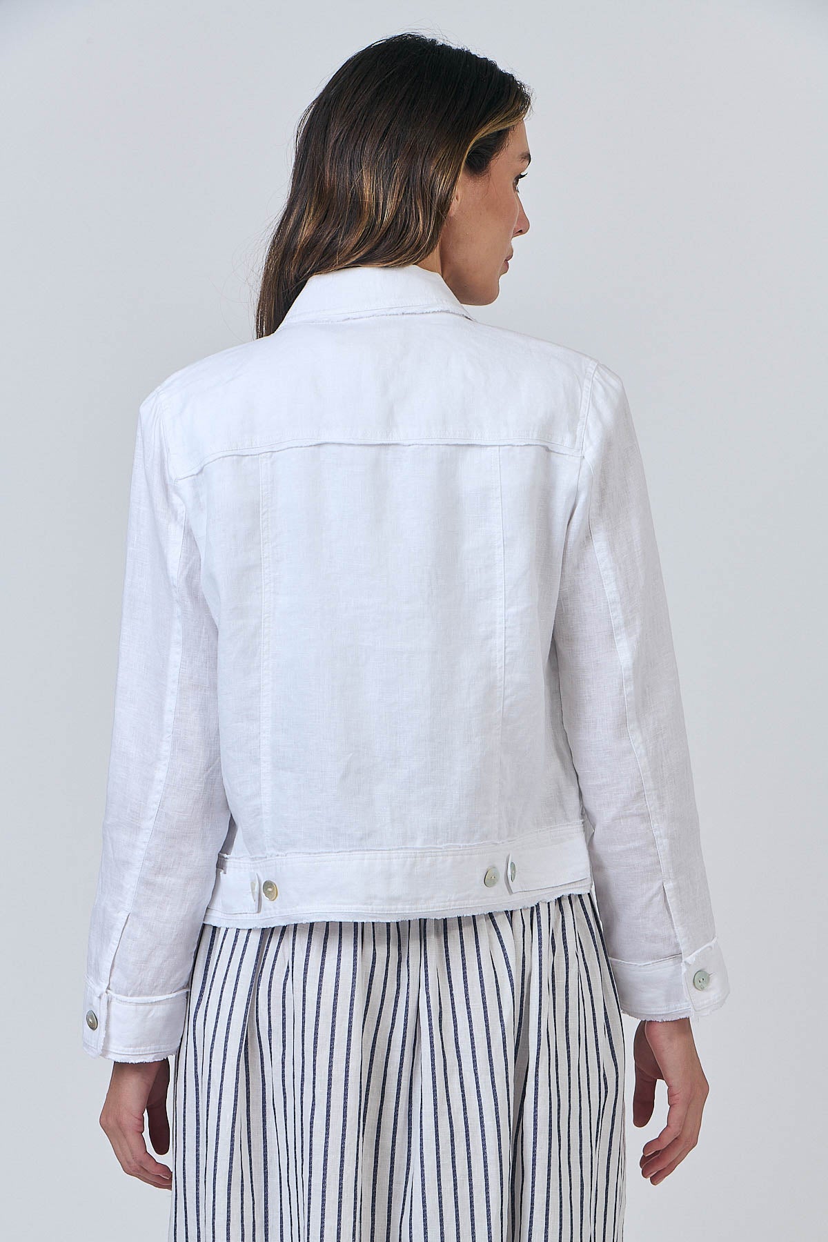 Cropped Jacket White