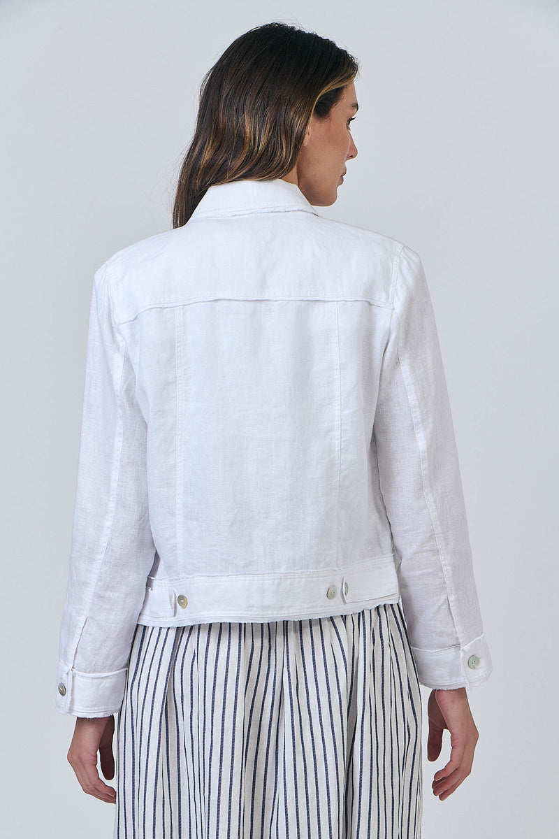 Cropped Jacket White