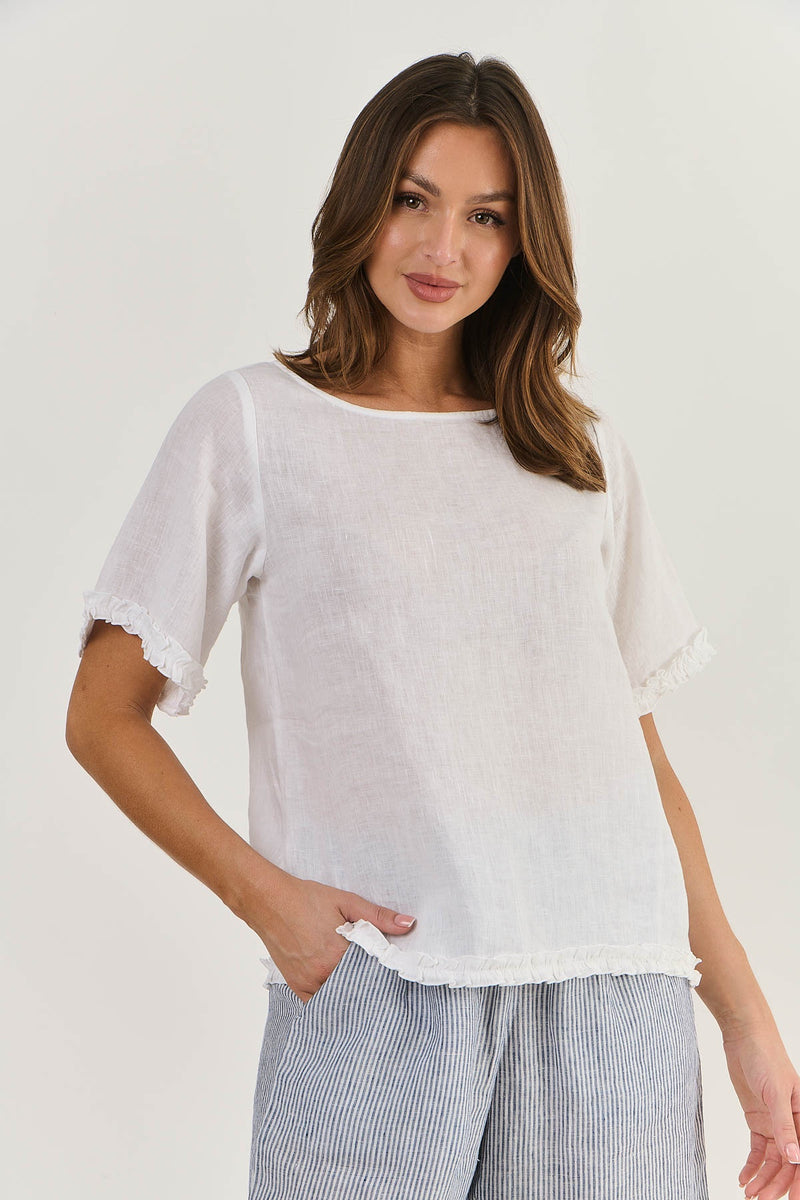 Linen Top White