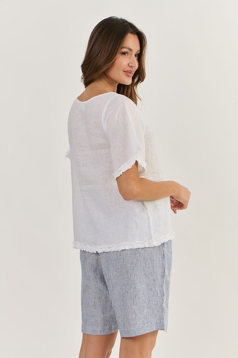 Linen Top White