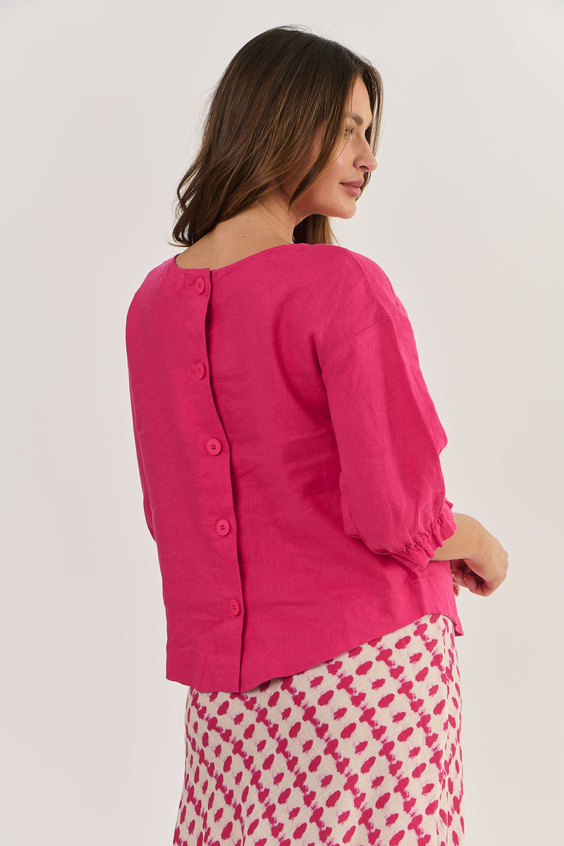 Frill 3/4 Sleeve Primula