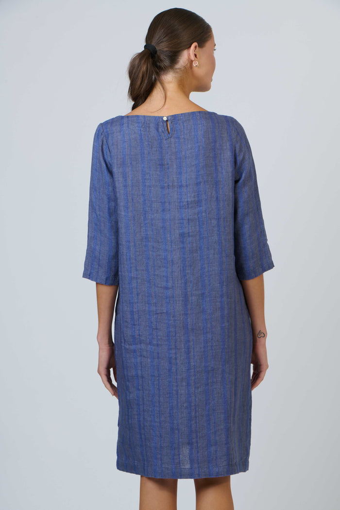 GA486 Pipe Linen Dress