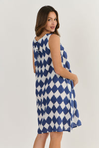 Tie Ribbon Dress Harlequin