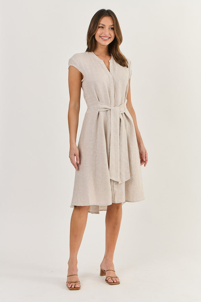 Cap Sleeve Dress Dune