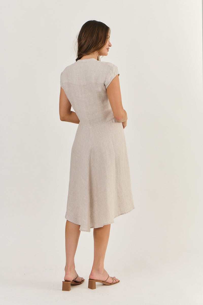 Cap Sleeve Dress Dune