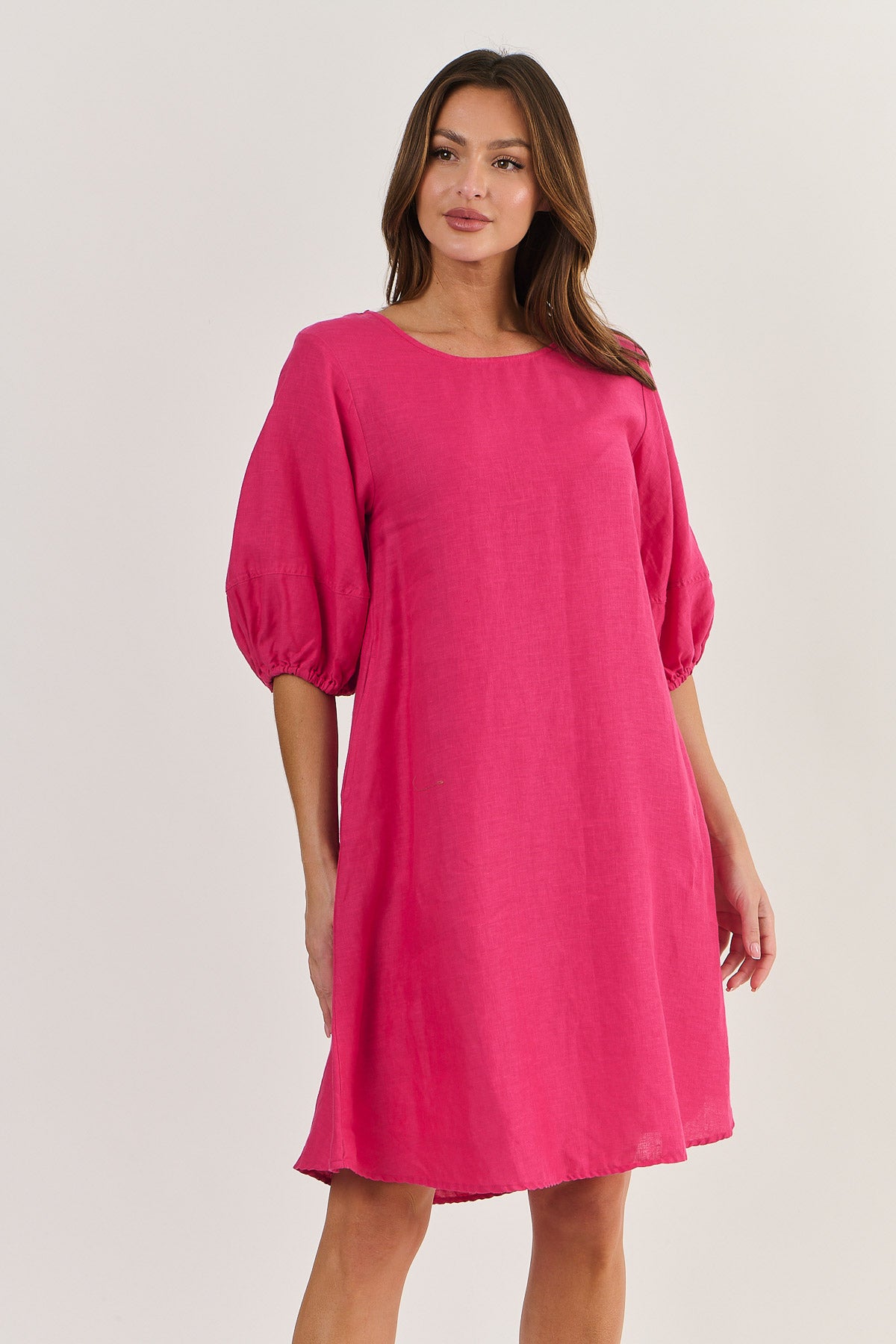 Gather Sleeve Dress Primula