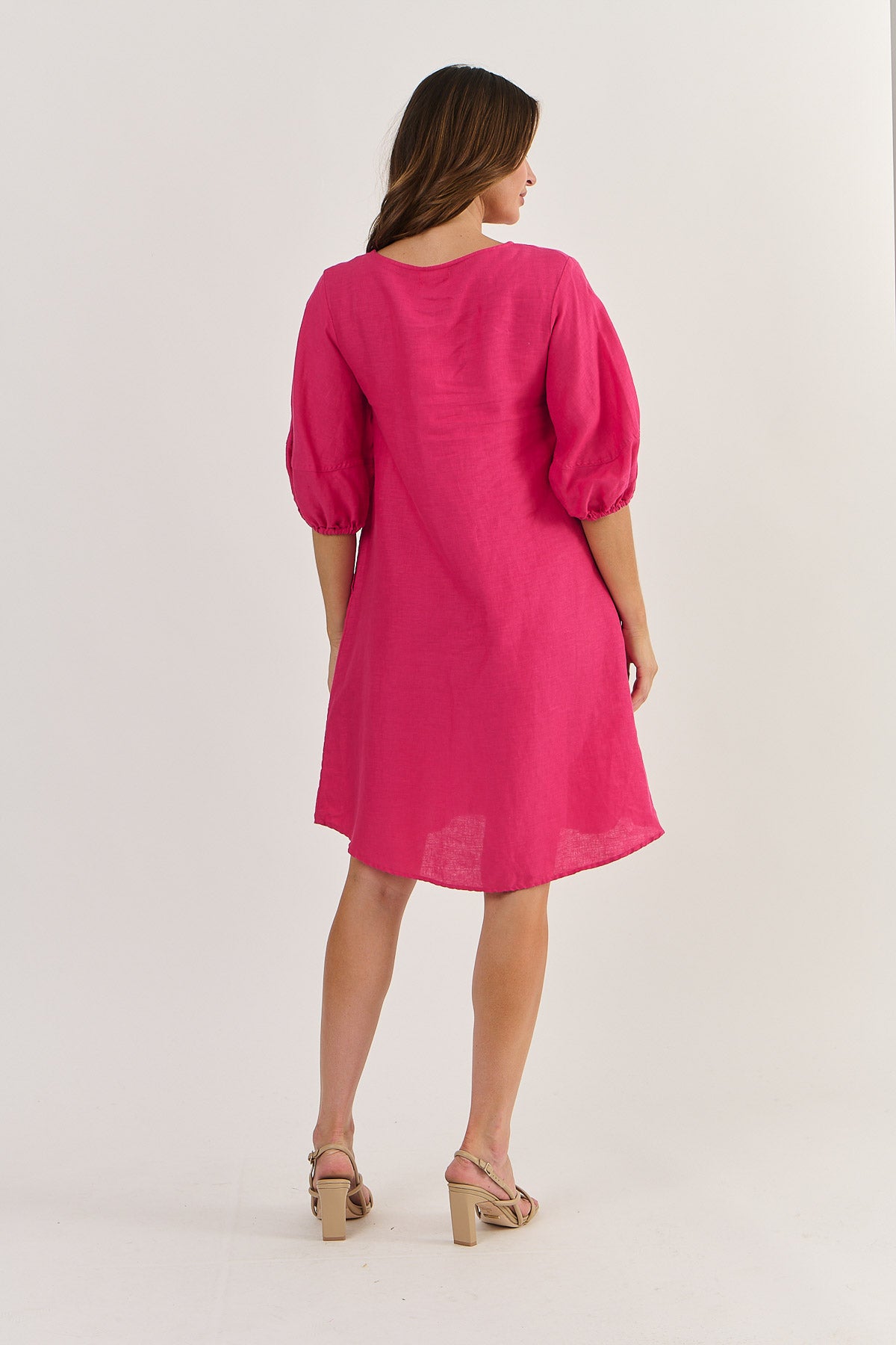 Gather Sleeve Dress Primula