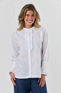 White Frill Shirt